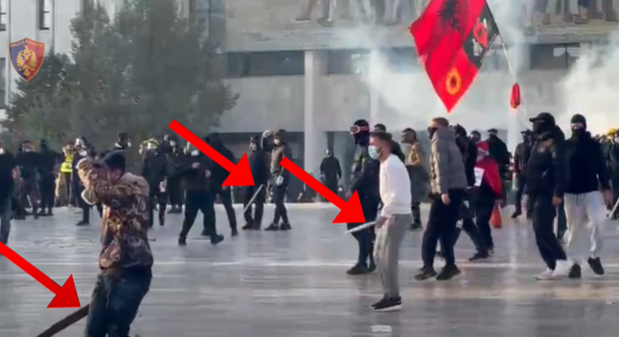 Video-Policia reagon ashpër pas dhunës/ “Përgjegjësit do të përballen me ligjin”